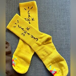 Cactus Jack Trails Wool Blend Hiking Socks yellow Jackboys